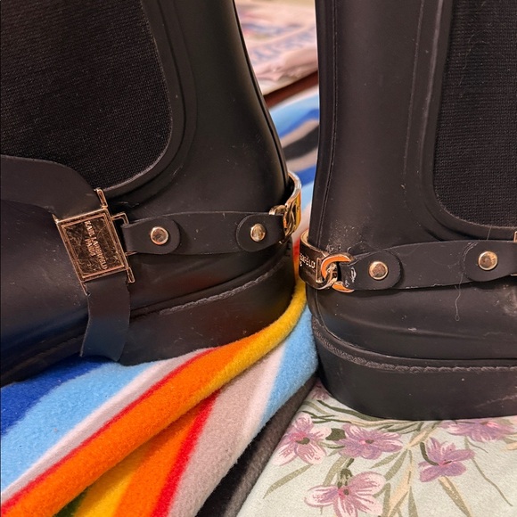 Karl Lagerfeld Black Winter & Rain Boots - Picture 1 of 4